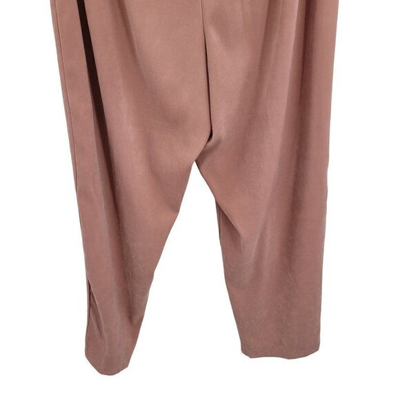 Vintage Pant Set 2pc 18 Pink Long Sleeve Grommet Zip Blazer High-rise Tapered - Picture 17 of 17